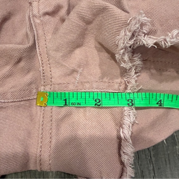 Refuge Light Pink Mid-rise Jean Shorts - Picture 8 of 8